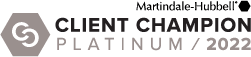 Martindale-Hubbell Client Champion Platinum 2022